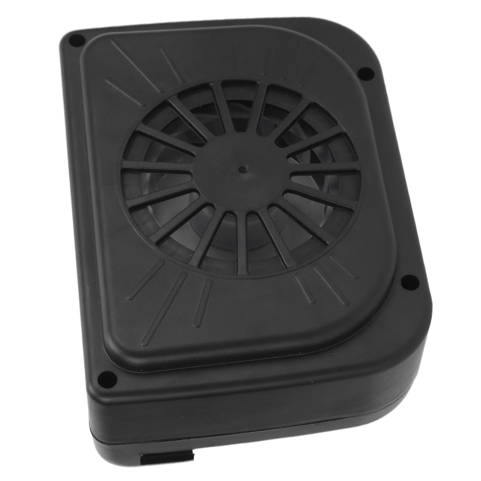 

Solar Powered Car Exhaust Fan Plastic Mini High Power Car Ventilator Radiator for Cars