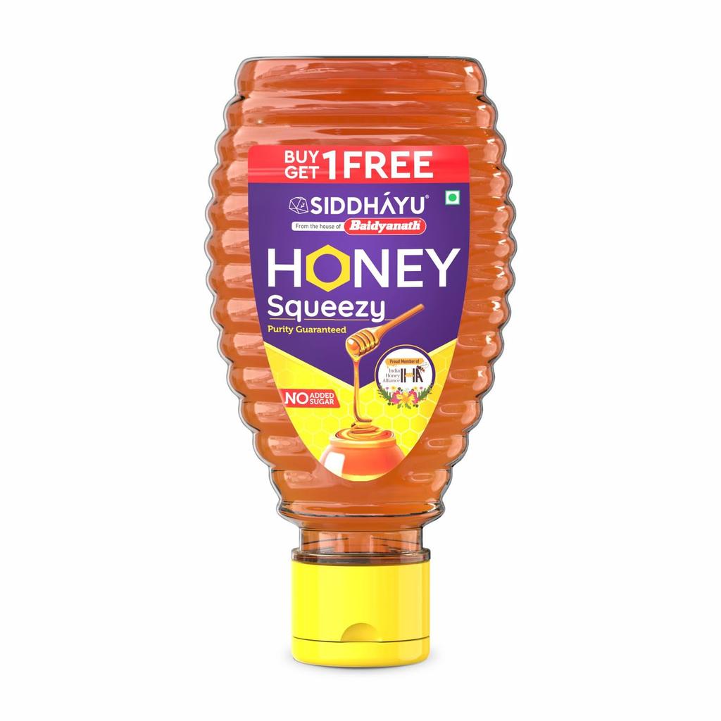 Baidyanath Asli Ayurved Honey Squeezy 400 Gm X 2 Pack Natural Immunity Boost No Sugar Added