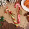 2Pcs Candy Cane Christmas Decorations Ornaments Christmas Decoration Hanging Ornaments for Party Supplies DIY