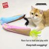 Cat Crinkle Feather Kicking Toy
