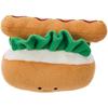 Add. Mate Mogu Mogu Cafe Toy Hot Dog Plush Dog Squeaky Toy with Detachable Sausage