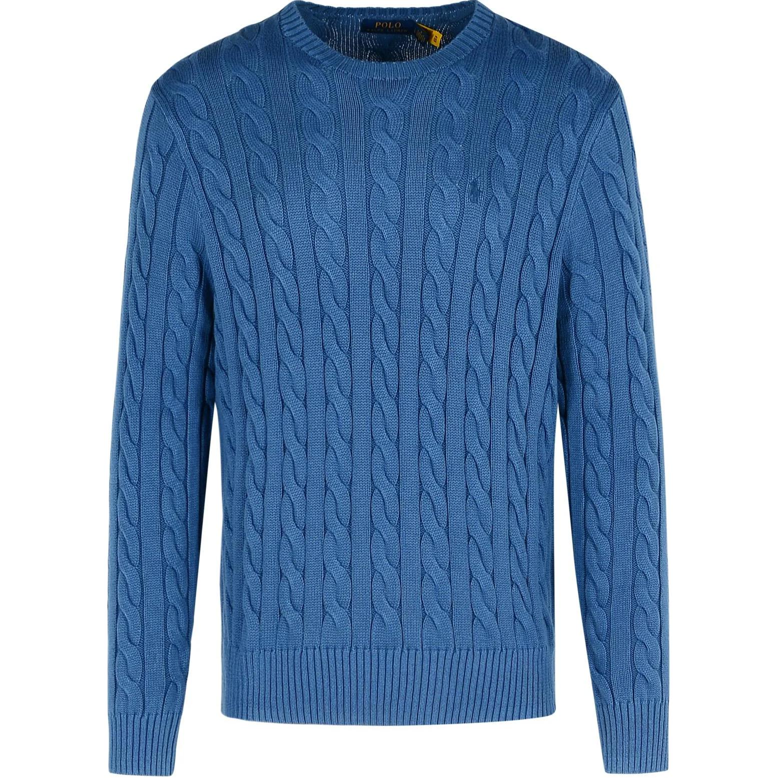 

Polo Ralph Lauren Пуловер с круглым вырезом Мужской свитер Синий 710972300-001 M