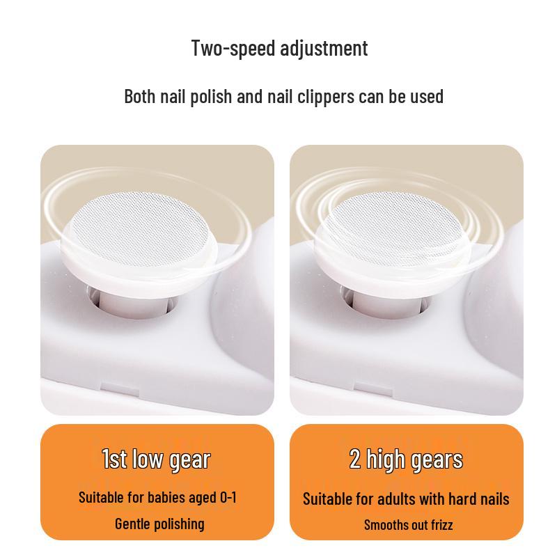 Child-Safe Electric Nail Clipper & Adult Trimmer Set