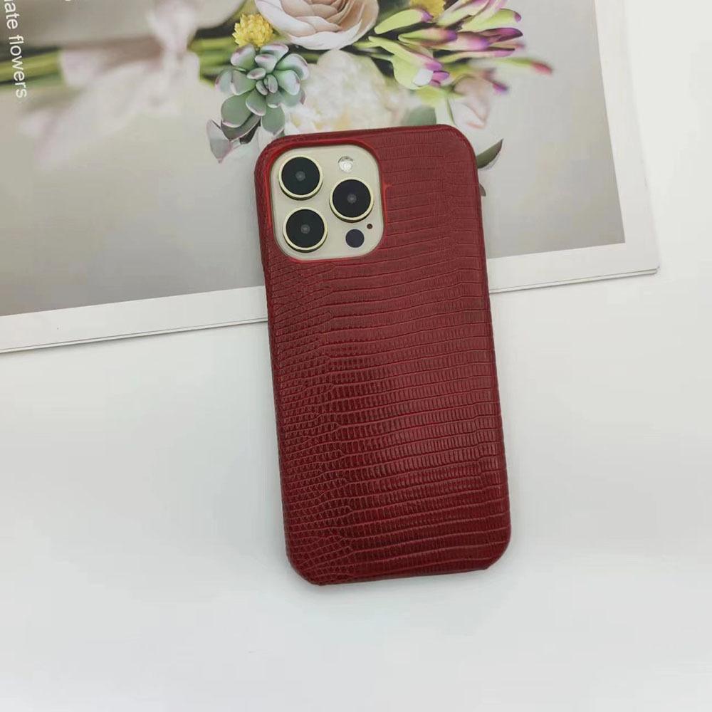 Lizard pattern is suitable for 17/16 iPhone case 15pro16promax hard case texture heat dissipation iPhone