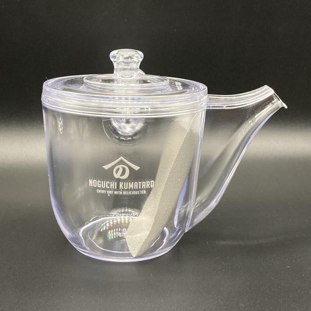 Unbreakable transparent large clear exclusive Noguchi Kumataro Tea Farm includes tea brewing made in dishwasher bleach safe teapot, capacity, 520ml,