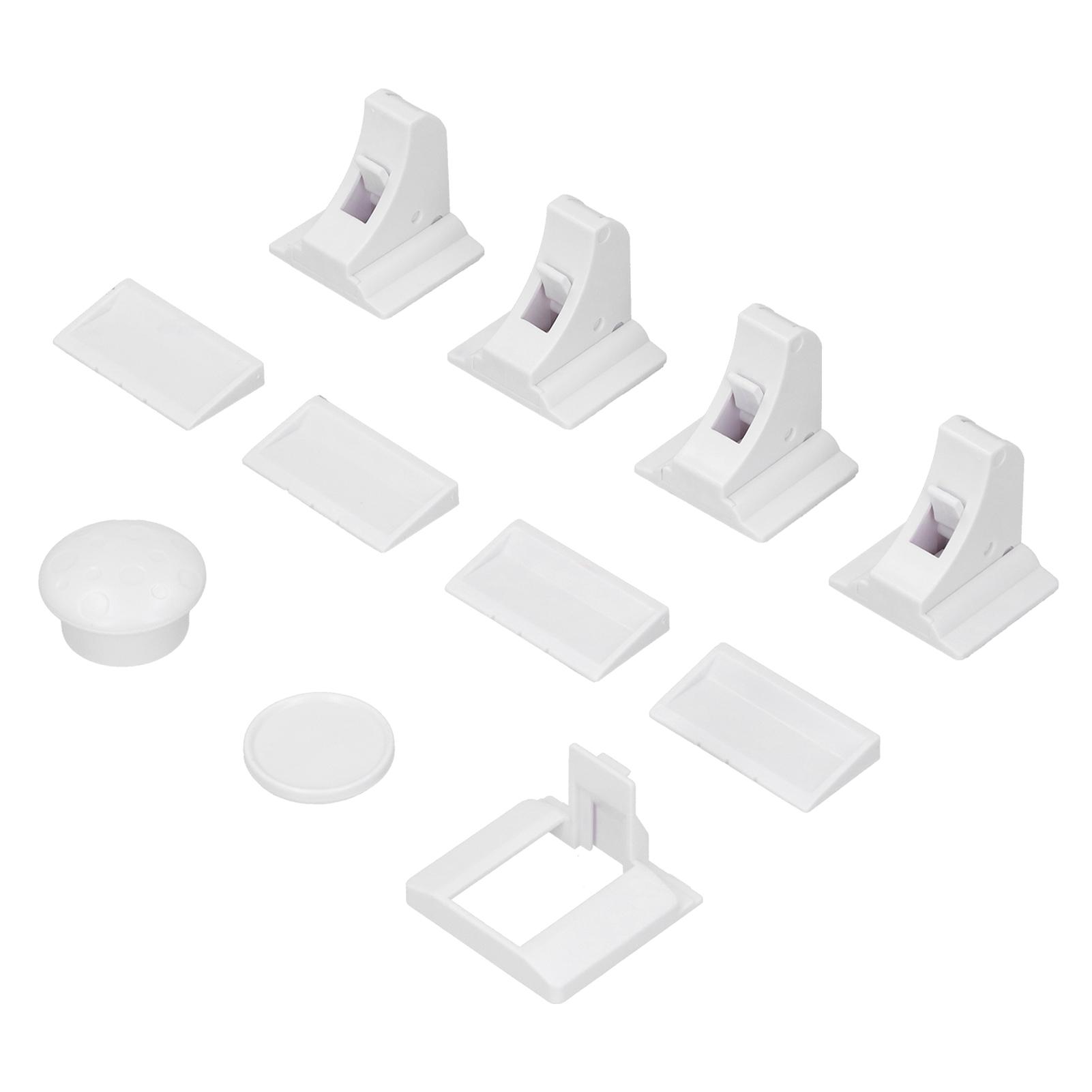 Magnetisch Slot, Kinderslot voor Kast met Draaibare Gesp, Voorkomt dat Baby Lades Zomaar Opent, Super Kleefkracht Eenvoudig te Installeren, Multifunctio