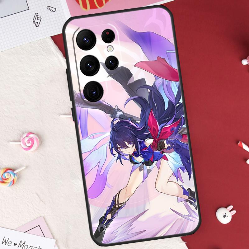 Seele Honkai Star Rail Case For Samsung Galaxy S24 FE S20 FE S21 S22 S23 S25 S26 Ultra S10 Plus S25 FE Cover Shell