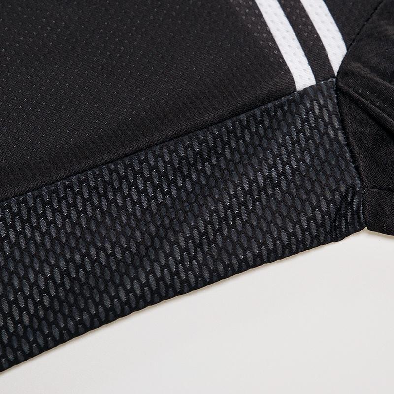 Jezdecké dresy Cyklistické oblečení Set Muži Dlouhý rukáv Černý bryndák Kalhoty Oblečení na kolo