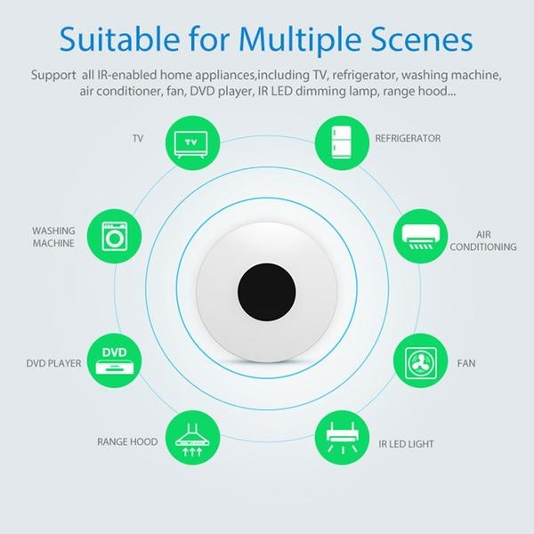 Universal WiFi Tuya Smart IR Remote Controller APP Remote Control Works With Alexa Google Home Smart Home Automation