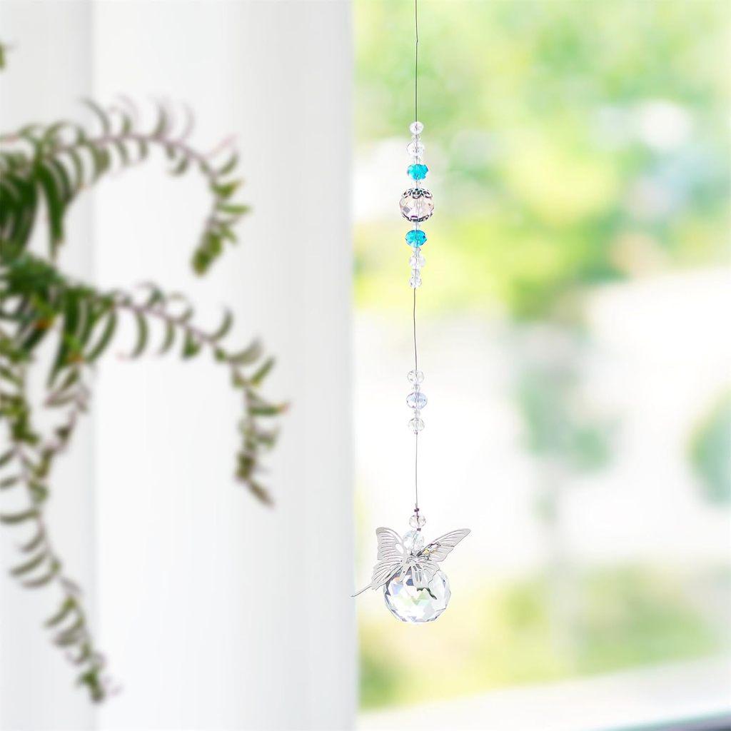 Water Crystal Garden Sun Catcher Window Decor With Geometric Shape For Modern Home Decoration