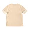 Women Fashion Short Sleeve V Neck Printed Sports Jersey T Shirt Top Casual Loose Fit Lightweight Breathable Fabric