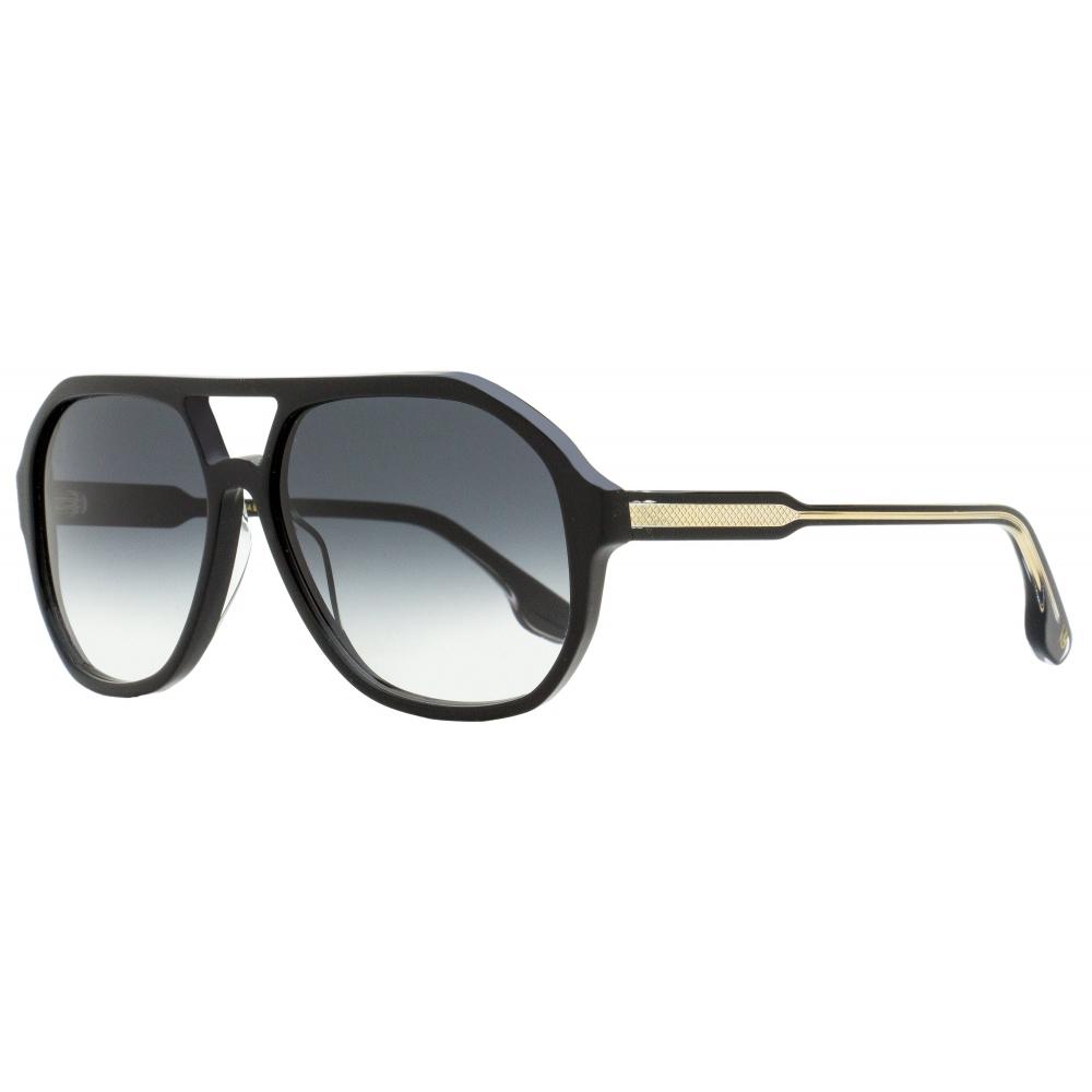 

Женские солнцезащитные очки-пилоты Victoria Beckham VB633S 001 Черные, 59 мм 001