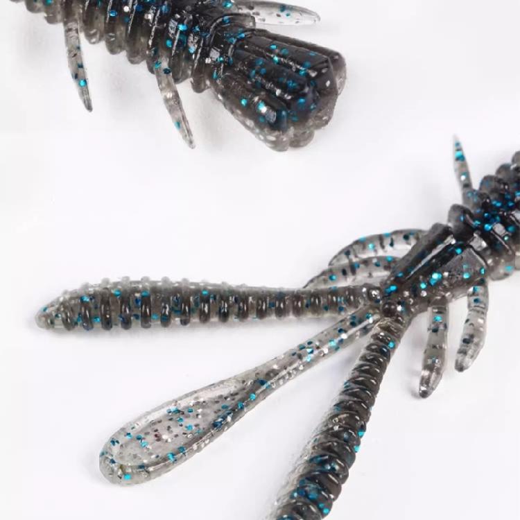 20PCS Soft Fishing Crawfish Lure Lobsters Baits Artificial Fishing Lures Baits Swimbait Soft Plastic Lures Easy to Use