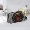 African American Woman Makeup Bag Organizer Portable Waterproof Cosmetic Bag Large Travel Toiletry Bag for Girls Women