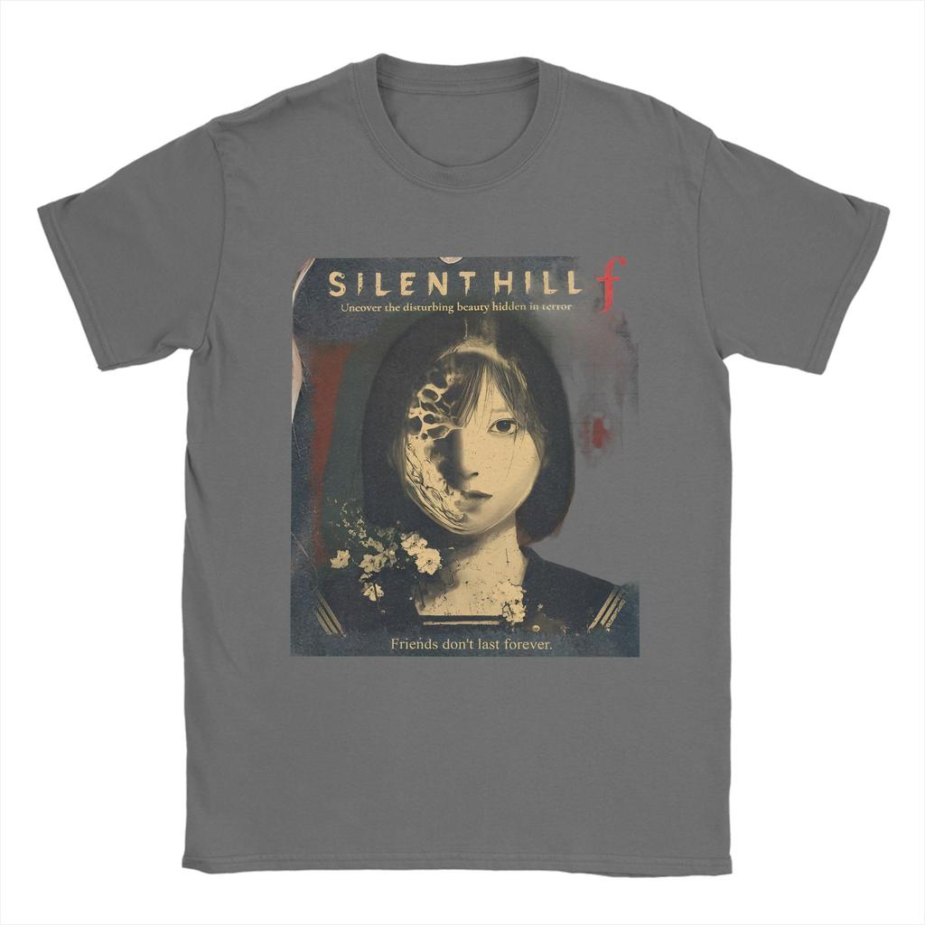 Oversized T Shirt Hinako Shimizu  Silent Hill F 100 Cotton T-Shirts  Leisure Tshirt for Men's Summer Y2K Fun Short Sleeve Tops