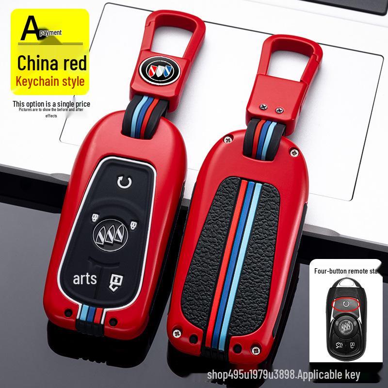 Key Case for Buick: Envision, Encore, Regal, LaCrosse, GL8, Velite 6, Enclave - Protective Shell for Men