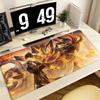 Genshin Impact Zhongli Pro ESports Xxl Gaming Mousepad Extra Large NonSlip Stitched Edge Keyboard Laptop Desk Mat For Pc Gamer