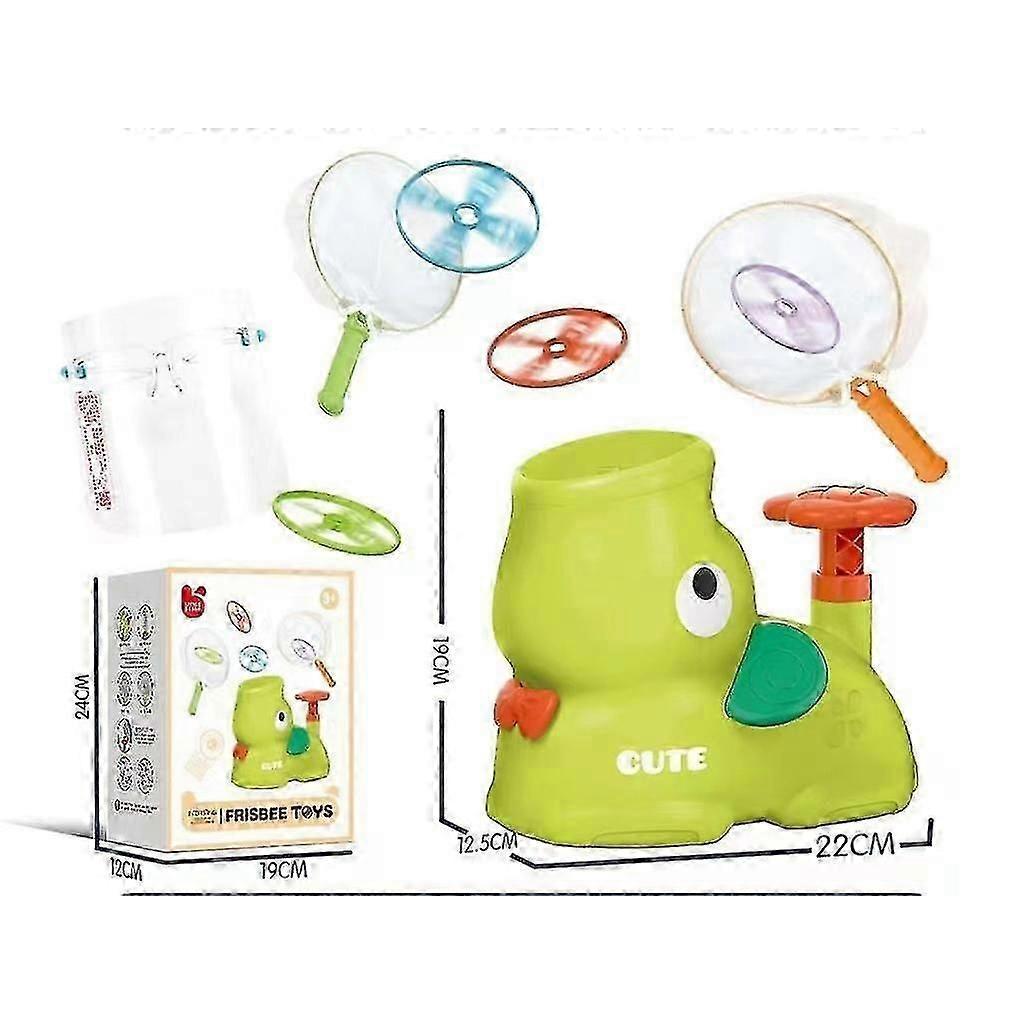 Outdoor Toys for Kids Ages 4-8, Outside Elephant Flying Disc Launcher, Spinner Catch Yard Games for Kids Ages 8-12