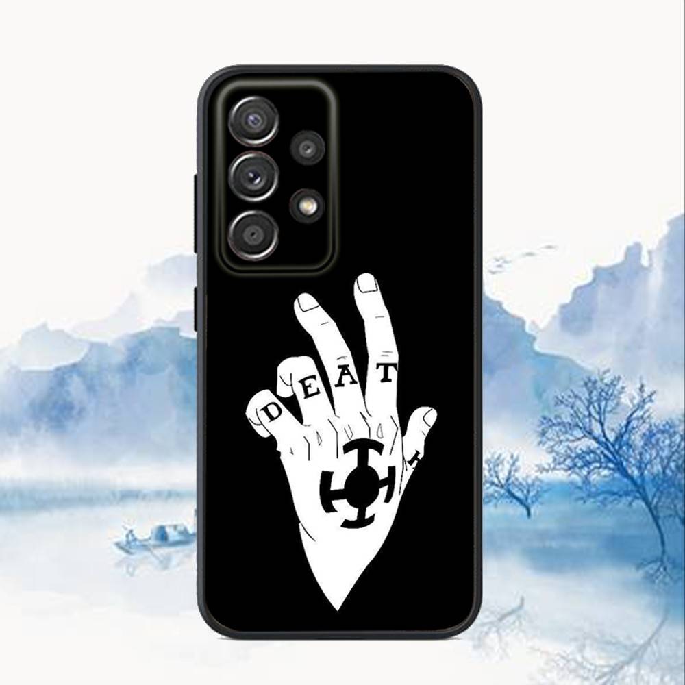 

T-Trafalgar D Law Anime Phone Case For Samsung S25,S24,S21,S22,S23,S30,Ultra,S20,Plus,Fe,Lite,Note,10,9,5G Black Cover Samsung S25