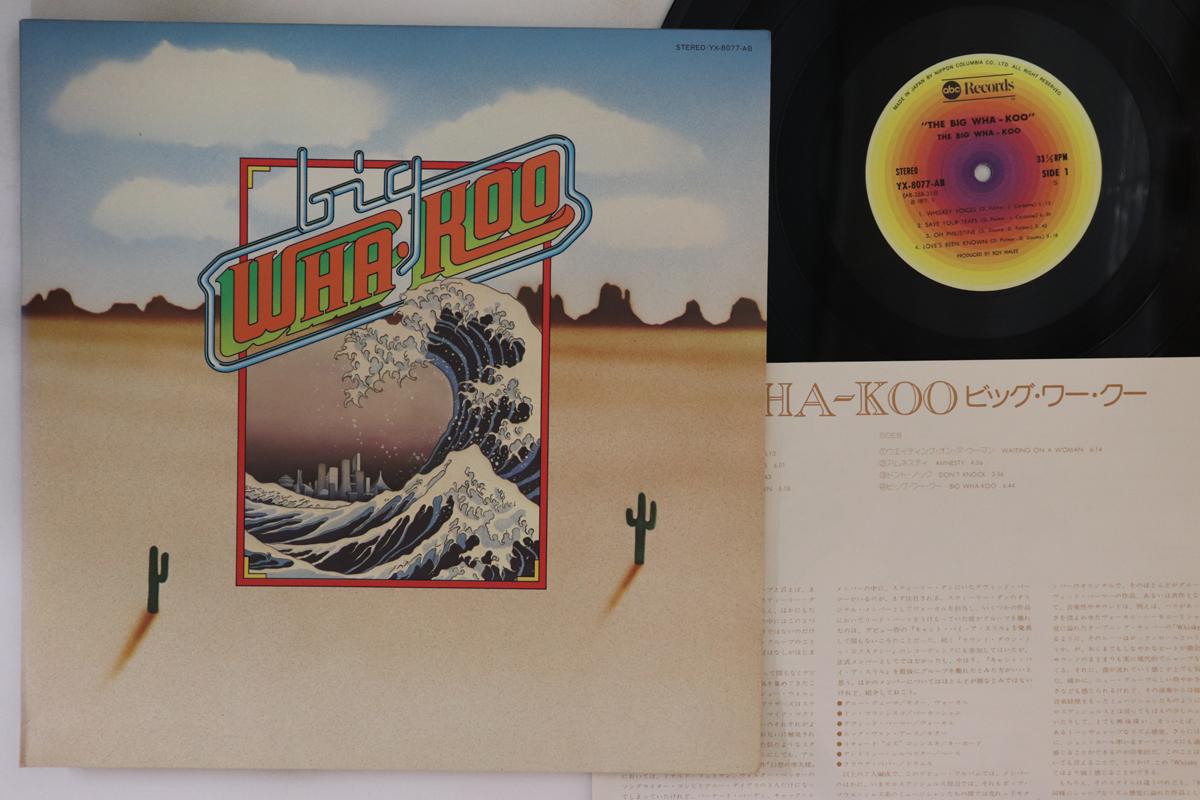 

LP Record BIG WHA-KOO - Big Wha-koo YX8077AB ABC 1977 Japan Rock Used