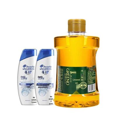 Head & Shoulders Deep Clean Anti-Dandruff Shampoo & Linseed Oil Bundle