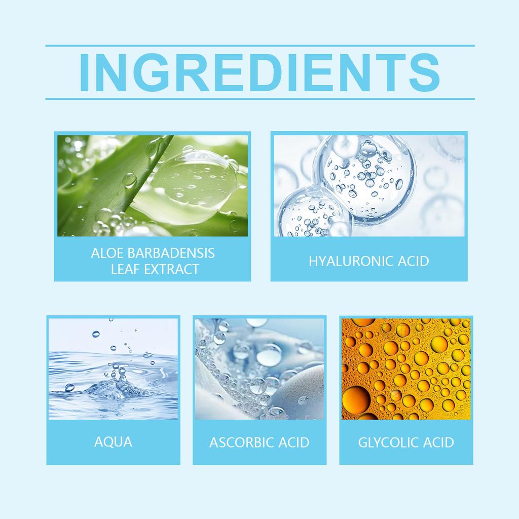 Glykolové peelingové sérum, sérum na obličej, sérum na péči o obličej, zlepšuje schopnost pokožky, mírná textura, proniká hluboko do pokožky, 30 ml