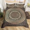 Bohemian Mandala Duvet Cover Boho Chic Hippie Bedding Mandala for Aducts Boys Girls Black White Bedroom Decoration Queen King