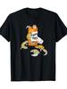 Leopard Gecko Happy Pills Funny Reptile Lover Graphic Tee Soft Casual TShirt
