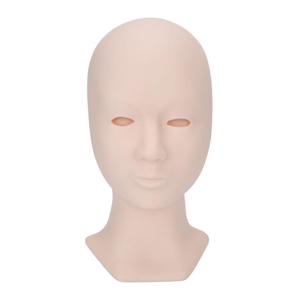 Eyelash Extensions Training Mannequin Head Soft Silicone Removable Eyelids Lifelike Practice Head
