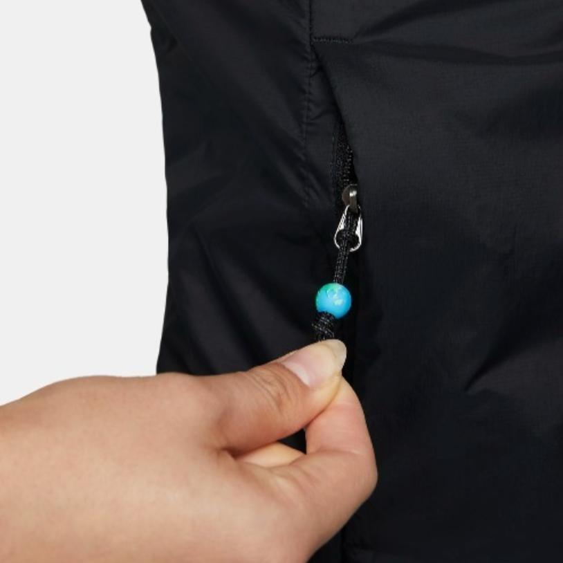 Nike Solid Color Hooded Zip-Up Long Sleeve Jacket Women Jacket Black DQ5841-010