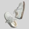 All-match White Shoes Fashionable Women's Shoes Casual Sneakers Mesh Breathable Sports Shoes Height-enhancing German Training Shoes