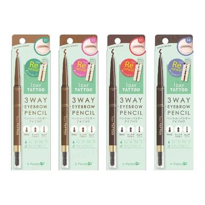 K-Palette - 1 Day Tattoo 3 Way Eyebrow Pencil