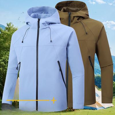 Mountain Style Jackets for Men and Women, New Windproof and Waterproof Travel Mountaineering Clothes, Couple Jackets