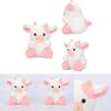Belle Strawberry Cow Plush Toy Adorable Pink Cow Stuffed Animal