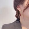 1 Pair Drop Earrings Geometric Ear Clip Electroplating High Gloss Polished Decorate Charming Daily Jewelry Dangle Earrings Women Jewelry