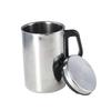 Travel Lid Thermal Double Walled Stainless Steel Coffee Mug Water Bottle Vacuum Flask Tea Cup