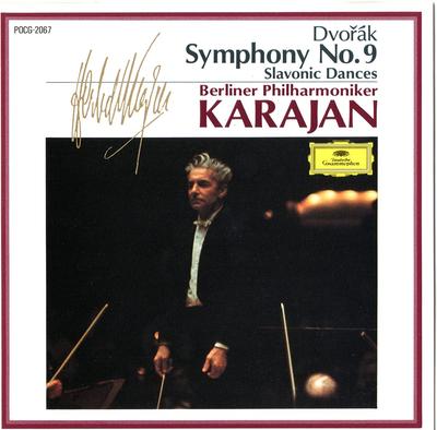 CD BERLINER PHILHARMONIKER, DVORAK; KARAJA - Dvorak: Symphonie Nr. 9 & Slawisch D POCG2067 Japan Klassisch Gebraucht