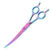 Colorful Pet Grooming Scissors Ergonomic Handle Razor-sharp Blades Convenient Safe Pet Hair Trimming Tools for Dogs Cats