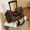 Vintage Large Capacity Pillow Shoulder Crossbody Bag Women 2026 Fashi Textured Commuter Versatile Handbag