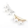 Simple Fashion Anti Slip Jewelry Cardigan Wearing Enamel Pin Simulated Pearl Brooch