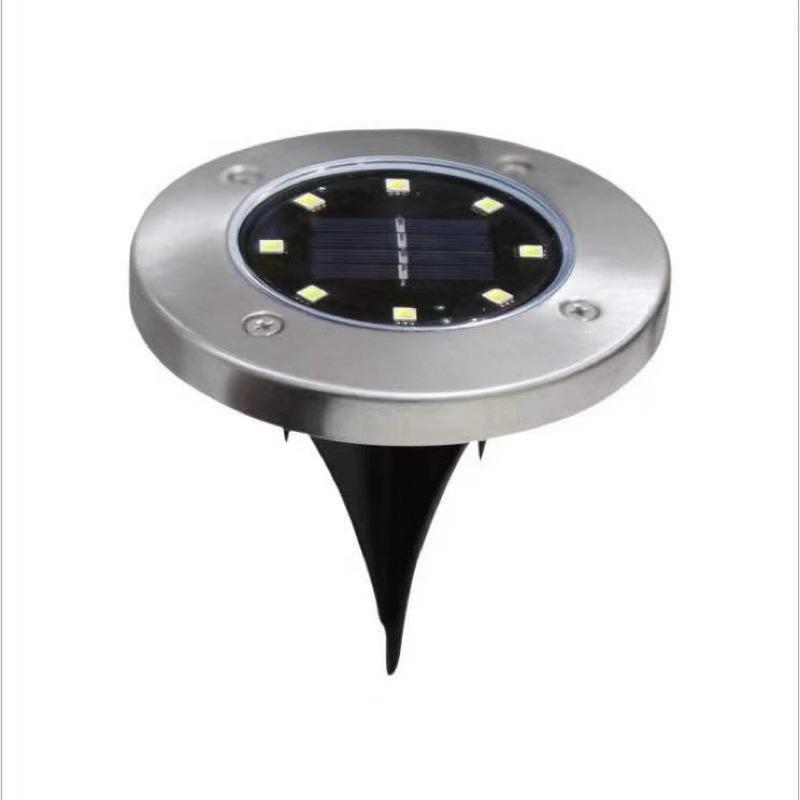 Solar LED Stainless Steel Waterproof Outdoor Garden and Landscape Ground Light