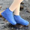 1pair Waterproof Silicone Rain Boot Covers - Reusable, Non-Slip Overshoes for Outdoor Use On Rainy Days