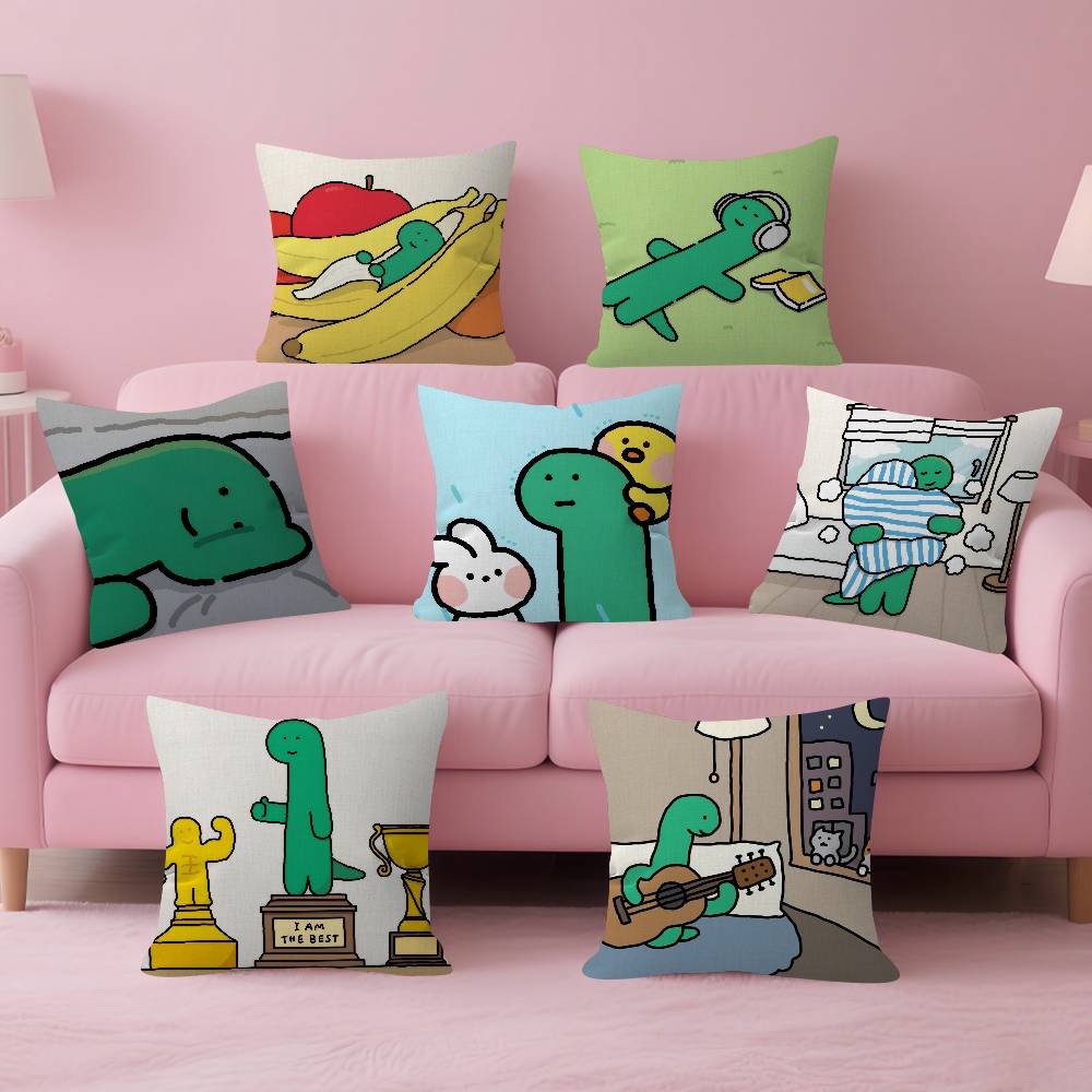 Cartoon J-Joguman S-Studio Personalized Pillow Cover Kids Bedroom Wild Party Decor Pillowcase Kid Birthday Shower Gift