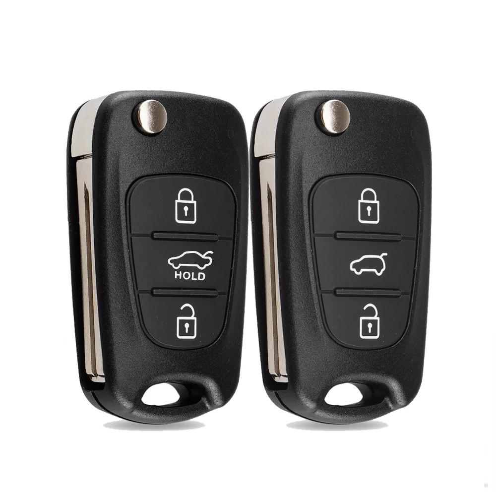 

3 Для Hyundai Для Kia K2 K5 Cerato 3 Кнопки Корпус Ключа Автомобіля Відкидний Складаний Чохол для Ключа Корпус Дистанційного Ключа Model 1
