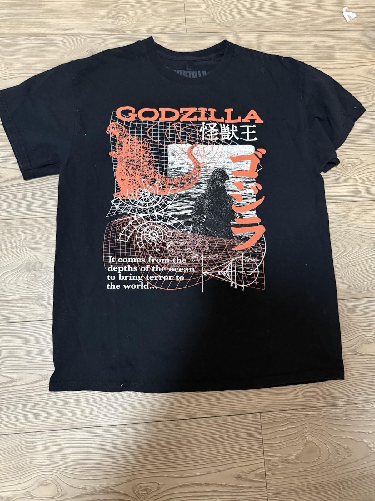 Godzilla King of the Monsters Short Sleeve Size Large Unisex T-Shirt XXL