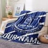 1 Stück Personalisierte Decke mit Everton FC Muster aus Flanell Geeignet für Alle Jahreszeiten für Heimdekoration Wärme und Komfort Geschenke Feiertagsgeschenk