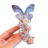 Deluxe 2024 Butterfly Hair Ties: Elegant Braided Fairy Cord Accessory for Women