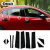 Car Window Pillar Posts Door Trim Cover Stickers Decal for Mazda 3 Axela 2014 2015 2016 2017 2018 Exterior Accessories