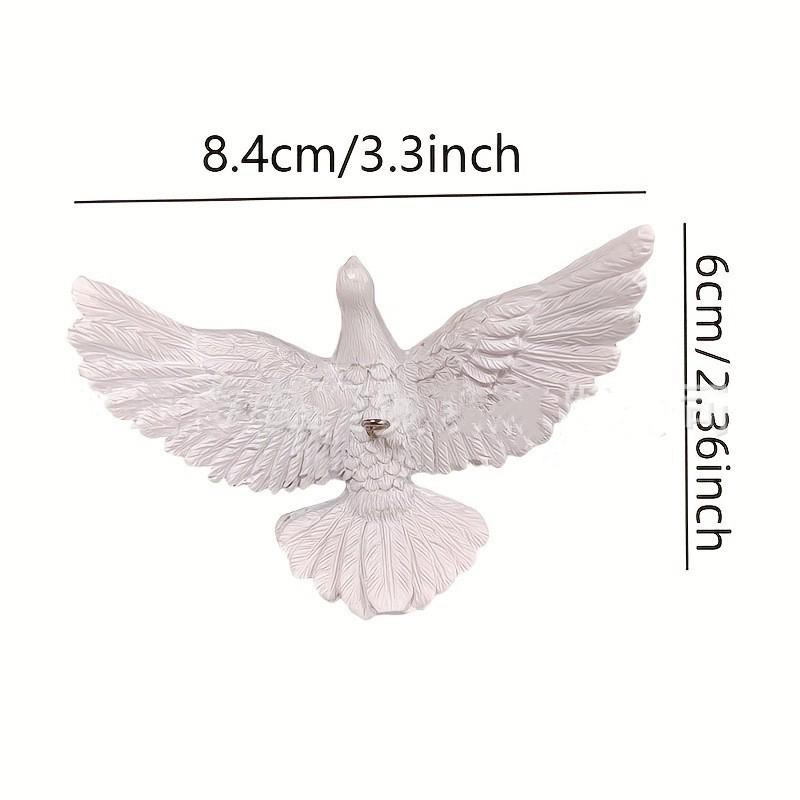 3D Peace Dove Stereoscopic Pendant - Creative White Home & Garden Decor