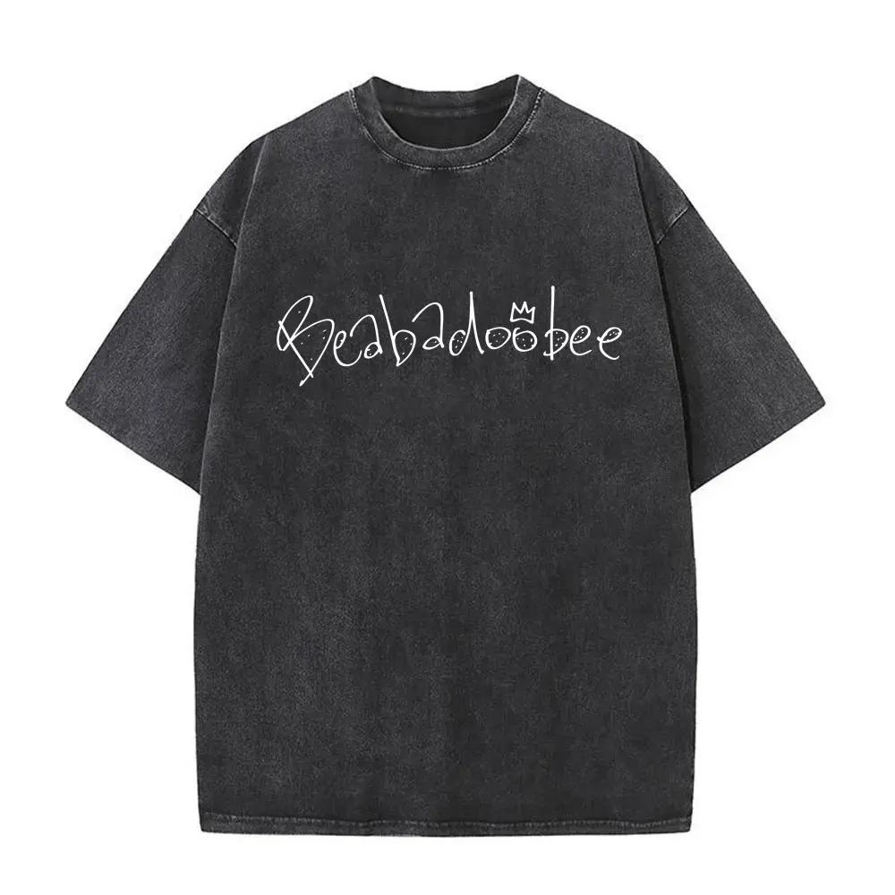 Hot Sale Singer Beabadoobee Graphic Print TShirt Men Women Vintage Washed Cotton Streetwear Fashion Oversize Top Summer New Top